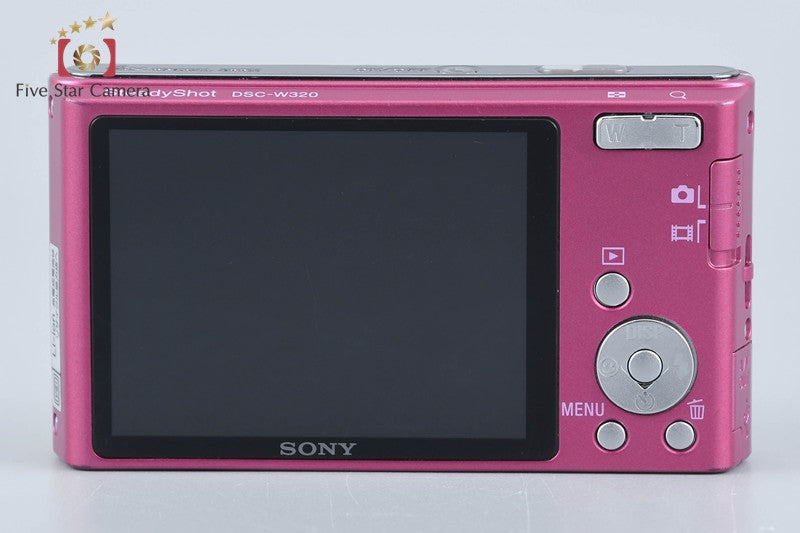 Sony Cyber-Shot DSC-W320 Pink 14.1 MP Digital Camera [Japanese Language Only]