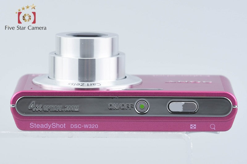 Sony Cyber-Shot DSC-W320 Pink 14.1 MP Digital Camera [Japanese Language Only]