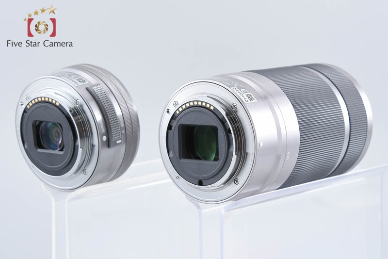 Sony Alpha α6400 ILCE-6400 Silver 16-50 55-210 Lenses [Multiple Languages]