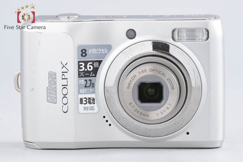 Nikon COOLPIX L19 Silver 8.0 MP Digital Camera from Japan