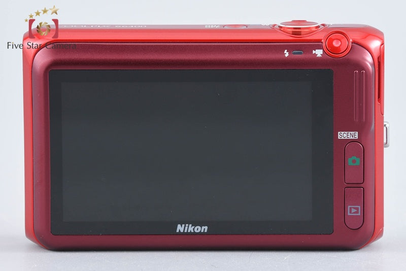 Nikon COOLPIX S6400 Glossy Red 16.0 MP Digital Camera from Japan