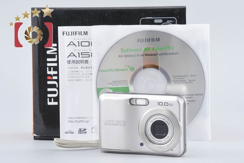 Fujifilm A100 Silver 10.0 MP Digital Camera w/ Box from Japan
