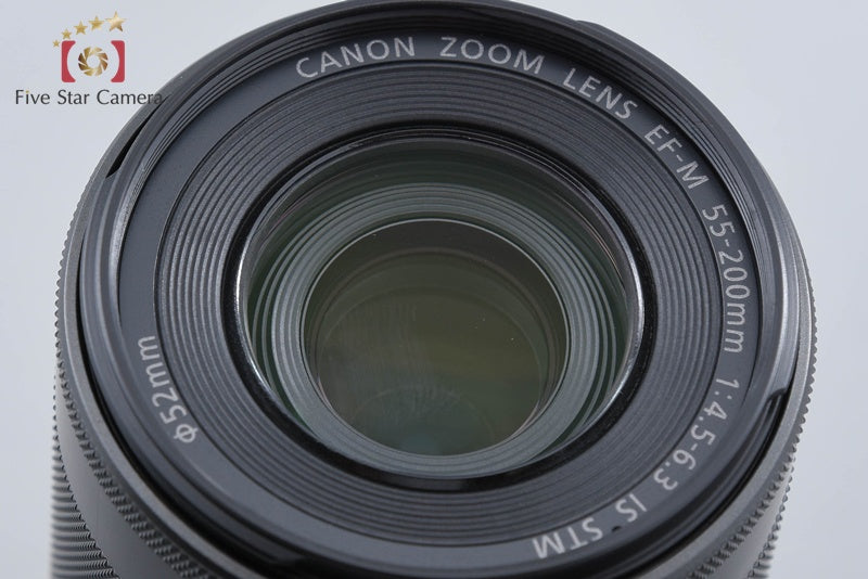 Canon EF-M 55-200mm f/4.5-6.3 IS STM Black from Japan