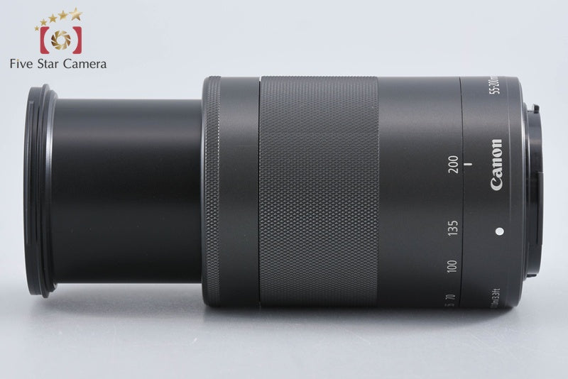 Canon EF-M 55-200mm f/4.5-6.3 IS STM Black from Japan