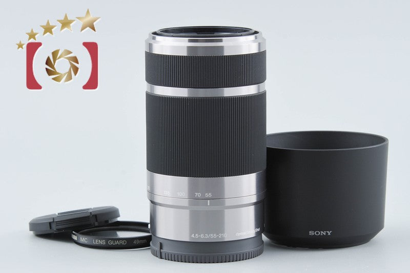 SONY E 55-210mm f/4.5-6.3 OSS SEL55210 Silver from Japan