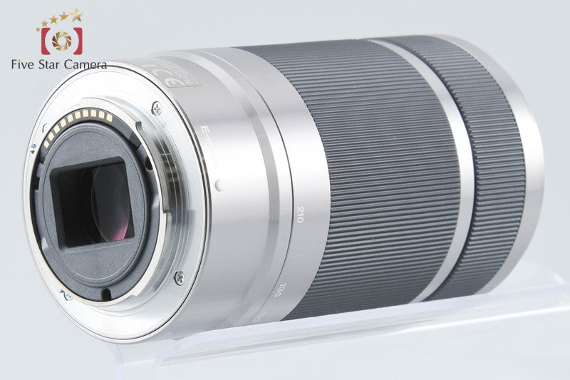 SONY E 55-210mm f/4.5-6.3 OSS SEL55210 Silver from Japan