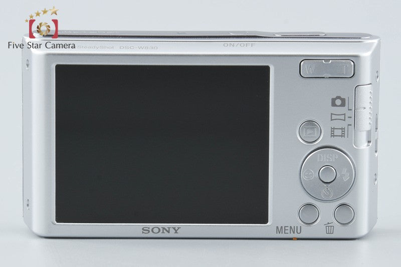 Sony Cyber-Shot DSC-W830 Silver 20.1 MP Digital Camera [Japanese Language Only]