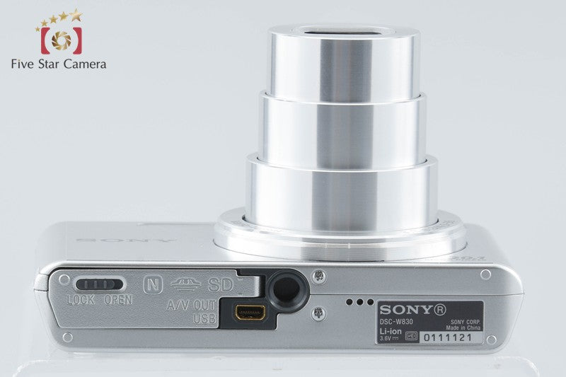 Sony Cyber-Shot DSC-W830 Silver 20.1 MP Digital Camera [Japanese Language Only]