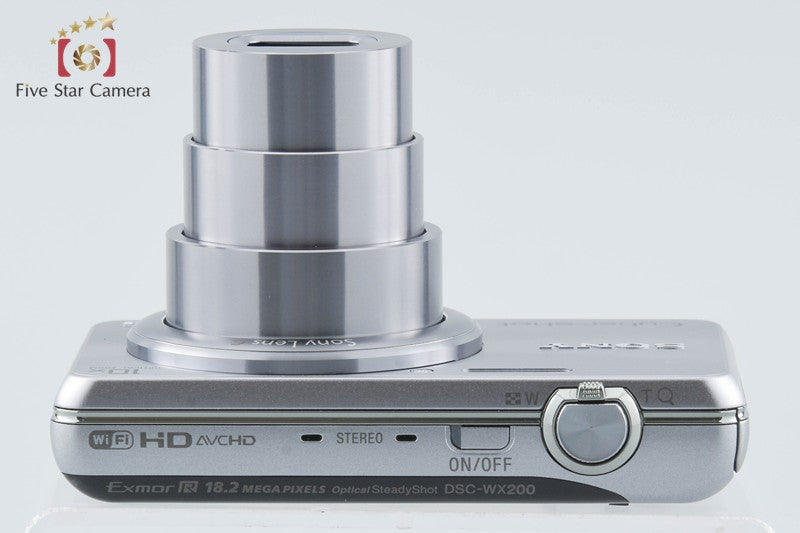Sony Cyber-Shot DSC-WX200 Silver 18.2 MP Digital Camera [Japanese Language Only]
