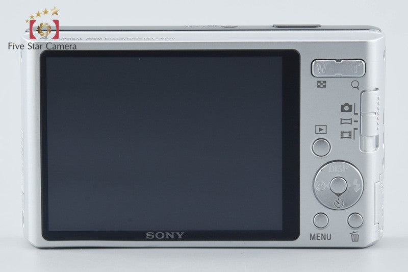 SONY Cyber-shot DSC-W550 Silver 14.1 MP Digital Camera [Japanese Language Only]