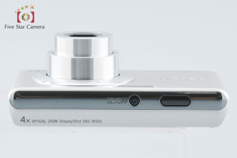 SONY Cyber-shot DSC-W550 Silver 14.1 MP Digital Camera [Japanese Language Only]