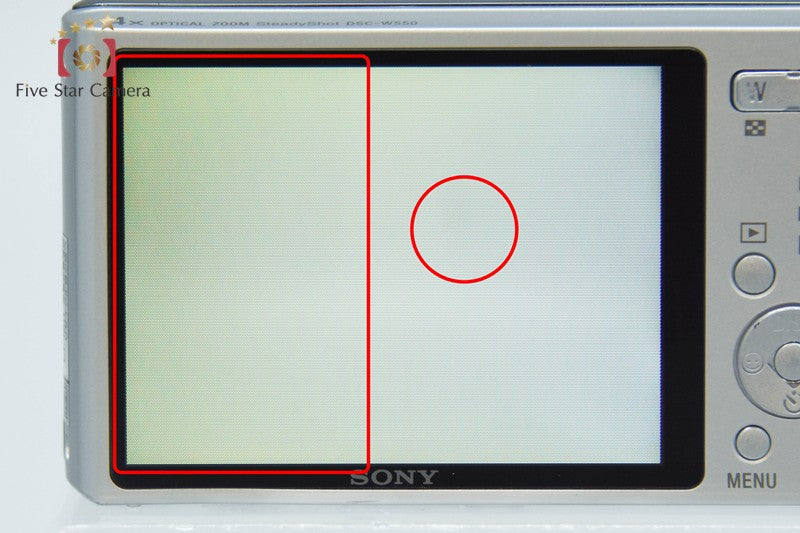SONY Cyber-shot DSC-W550 Silver 14.1 MP Digital Camera [Japanese Language Only]