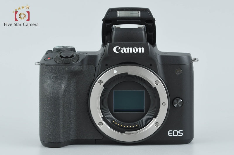 Count 2,000 Canon EOS Kiss M2 Black 24.1 MP EF-M 15-45 IS STM Lens from Japan