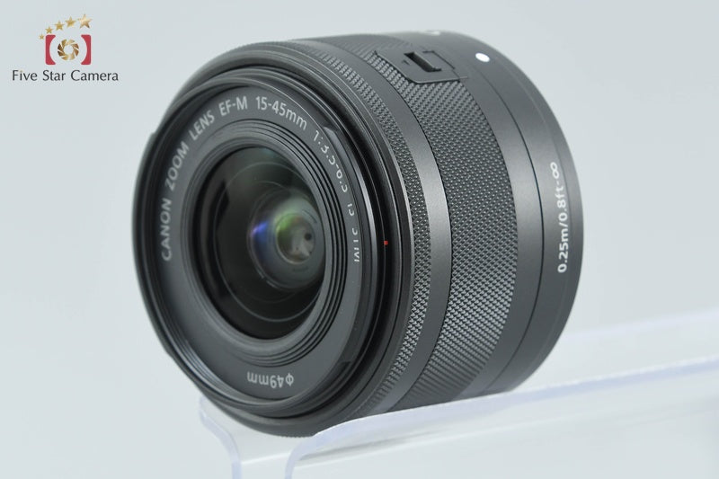 Count 2,000 Canon EOS Kiss M2 Black 24.1 MP EF-M 15-45 IS STM Lens from Japan