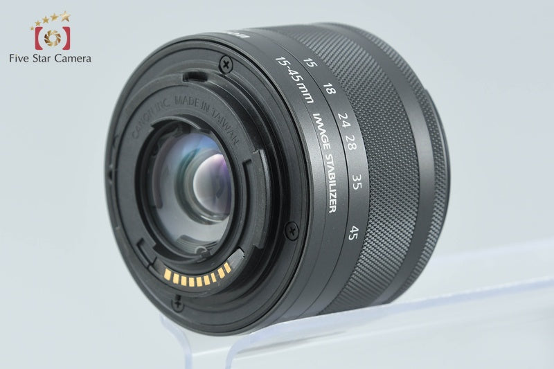 Count 2,000 Canon EOS Kiss M2 Black 24.1 MP EF-M 15-45 IS STM Lens from Japan