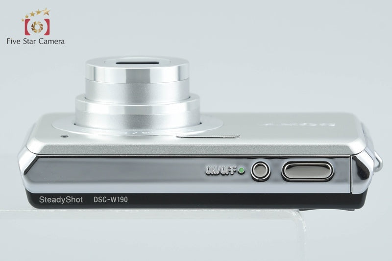 Sony Cyber-Shot DSC-W190 Silver 12.1 MP Digital Camera [Japanese Language Only]