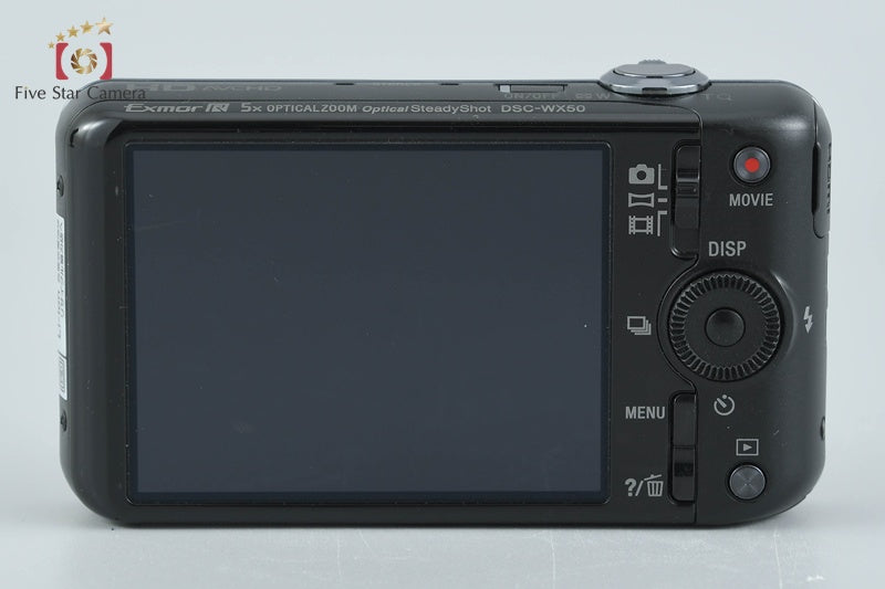 Sony Cyber-Shot DSC-WX50 Black 16.2 MP Digital Camera [Japanese Language Only]