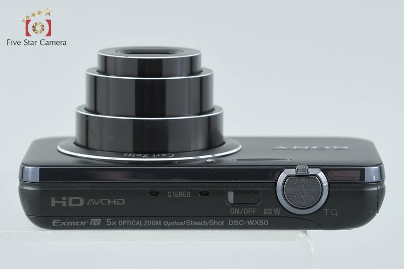 Sony Cyber-Shot DSC-WX50 Black 16.2 MP Digital Camera [Japanese Language Only]