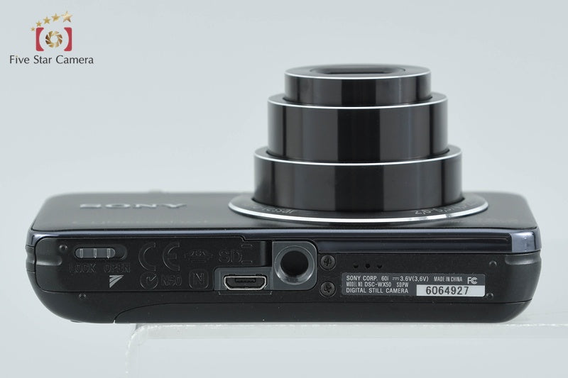 Sony Cyber-Shot DSC-WX50 Black 16.2 MP Digital Camera [Japanese Language Only]