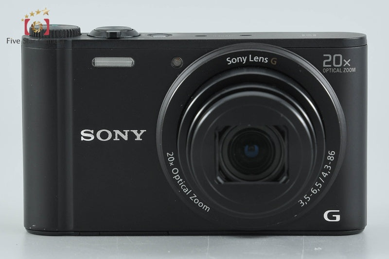 Sony Cyber-Shot DSC-WX350 Black 18.2 MP Digital Camera [Multiple Languages]