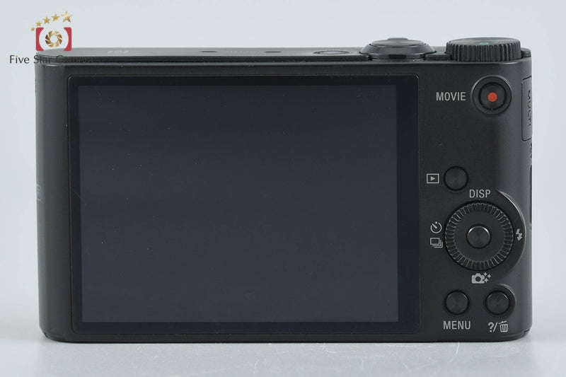 Sony Cyber-Shot DSC-WX350 Black 18.2 MP Digital Camera [Multiple Languages]