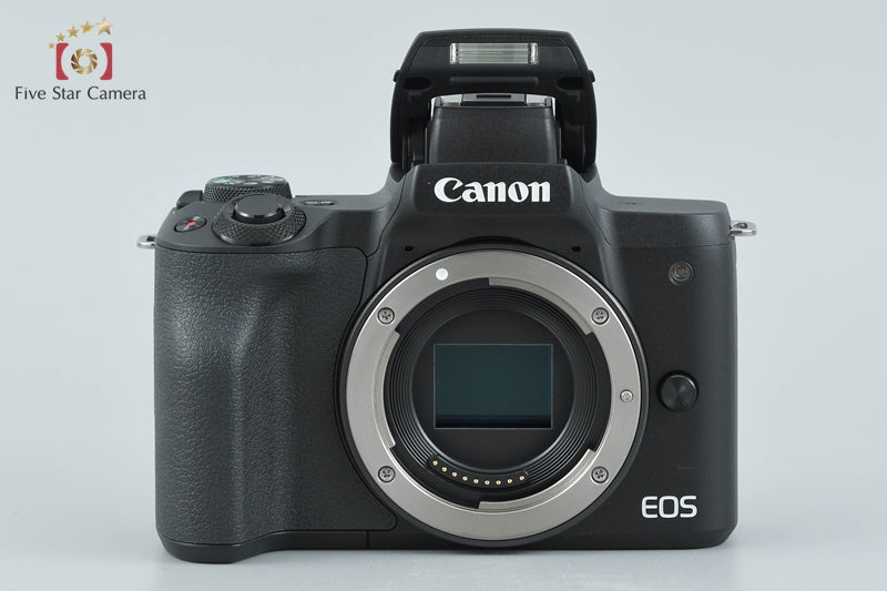 "Count 1,000" Canon EOS Kiss M / M50 Black 24.0 MP 15-45 22 Lenses w/ Box