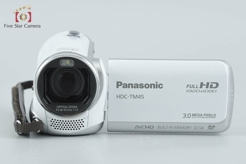 Panasonic HDC-TM45 Clear White Digital Hi-Vision Video Camera w/ Box from Japan