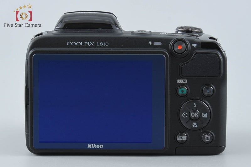 Nikon COOLPIX L810 Black 16.1 MP Digital Camera from Japan