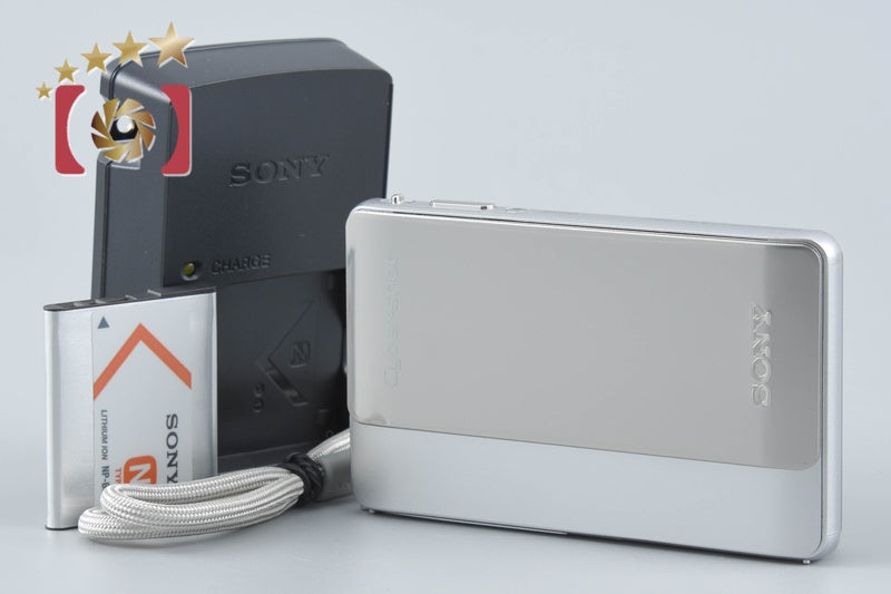 Sony Cyber-shot DSC-TX5 Silver 10.2 MP Digital Camera [Japanese Language Only]