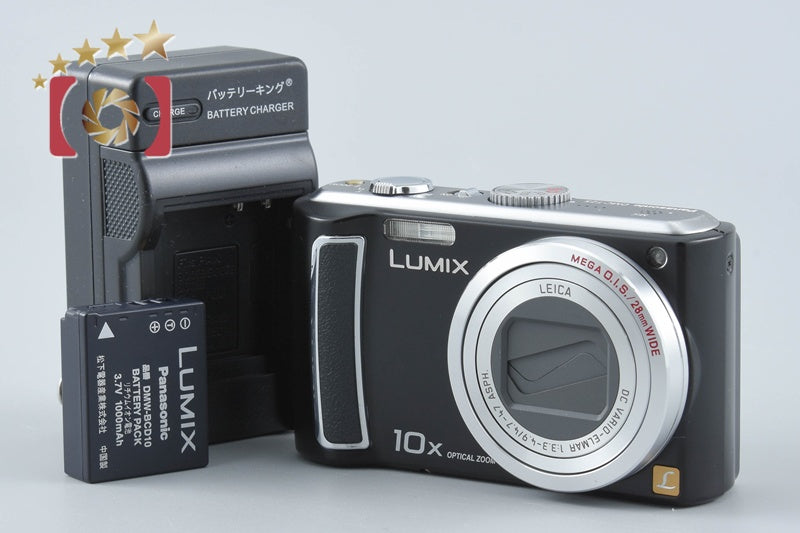 Panasonic LUMIX DMC-TZ5 Black 9.1 MP Digital Camera [Japanese Language Only]