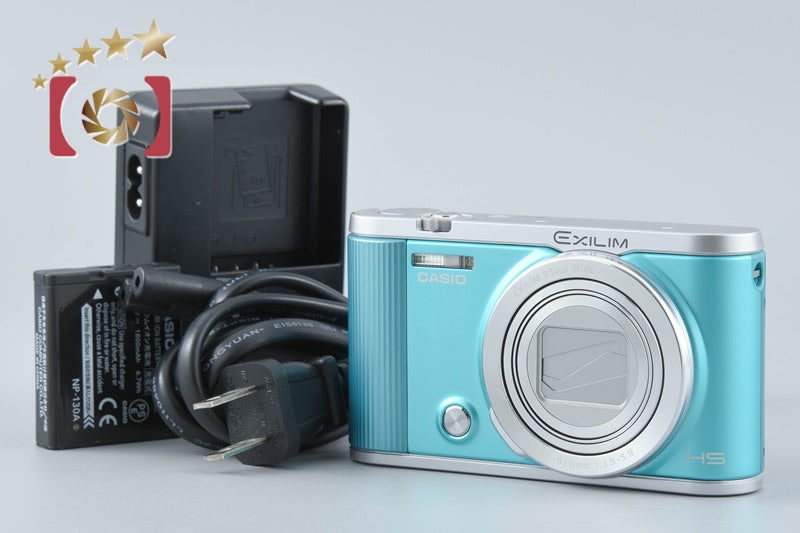 CASIO HIGH SPEED EXILIM EX-ZR1800 Blue 16.1 MP Digital Camera from Japan