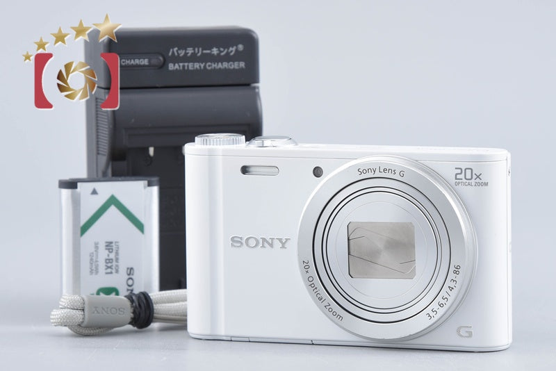 SONY Cyber-shot DSC-WX300 White 18.2 MP Digital Camera [Multiple Languages]