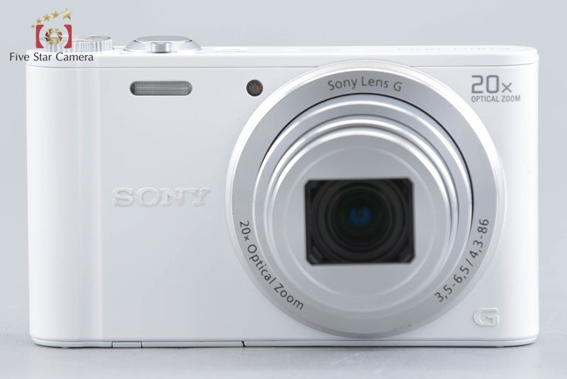 SONY Cyber-shot DSC-WX300 White 18.2 MP Digital Camera [Multiple Languages]