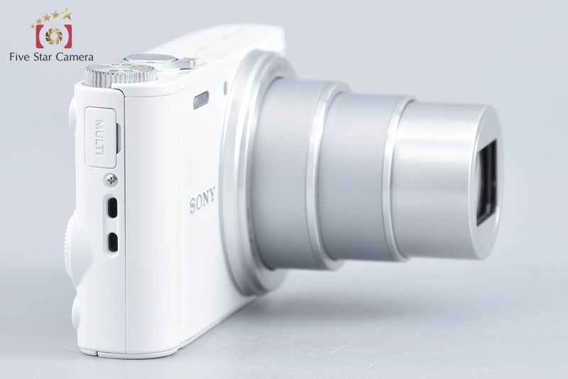 SONY Cyber-shot DSC-WX300 White 18.2 MP Digital Camera [Multiple Languages]
