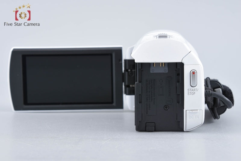 Sony Handycam HDR-CX670 White Digital HD Camcorder w/ Box [Multiple Languages]
