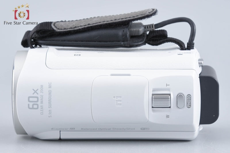 Sony Handycam HDR-CX670 White Digital HD Camcorder w/ Box [Multiple Languages]