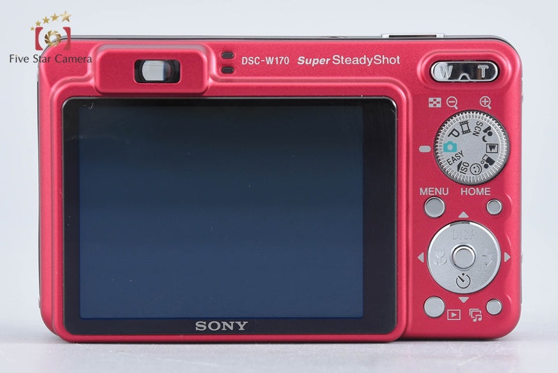 Sony Cyber-Shot DSC-W170 Red 10.1 MP Digital Camera [Japanese Language Only]