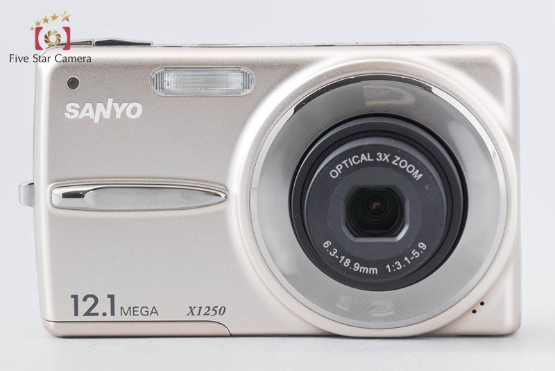 SANYO DSC-X1250 Champagne Gold 12.1 MP Digital Camera [Japanese Language Only]
