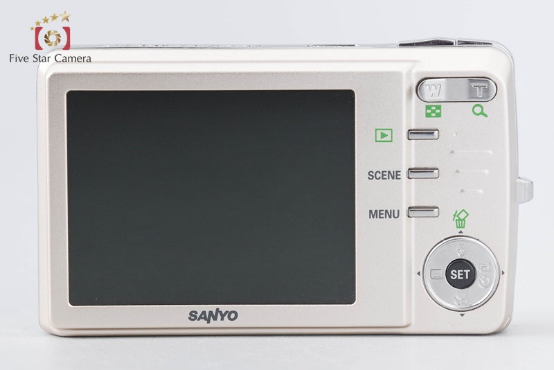 SANYO DSC-X1250 Champagne Gold 12.1 MP Digital Camera [Japanese Language Only]