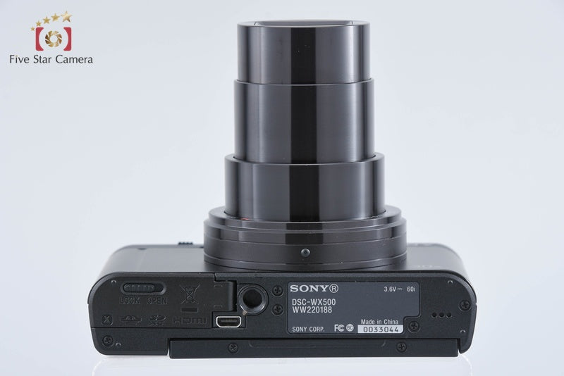 SONY Cyber-shot DSC-WX500 Black 18.2 MP Digital Camera [Multiple Languages]