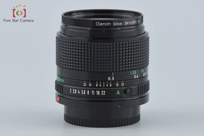 Canon New FD 28mm f/2