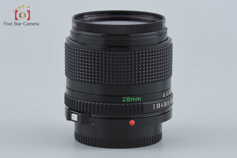 Canon New FD 28mm f/2