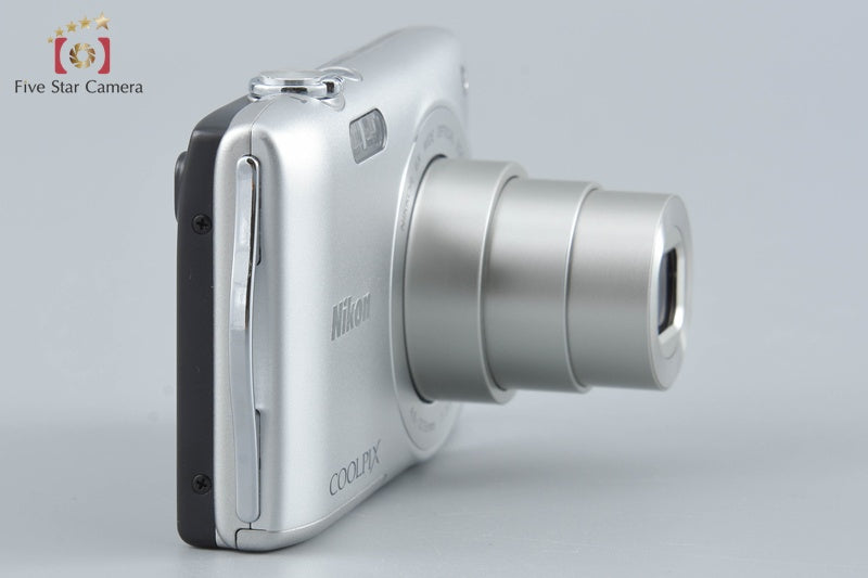Nikon COOLPIX S3300 Crystal Silver 16.0 MP Digital Camera w/ Box