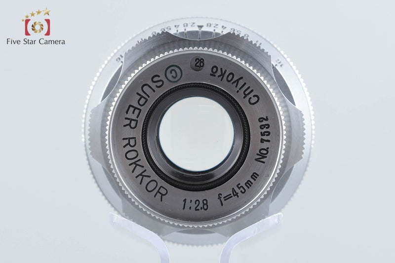 MINOLTA Chiyoko SUPER ROKKOR 45mm f/2.8 Later Model L39 LTM Leica Thread Mount
