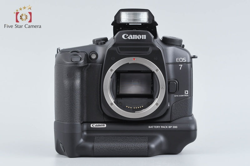 Canon EOS 7 35mm SLR Film Camera Body + BP-300 Battery Pack
