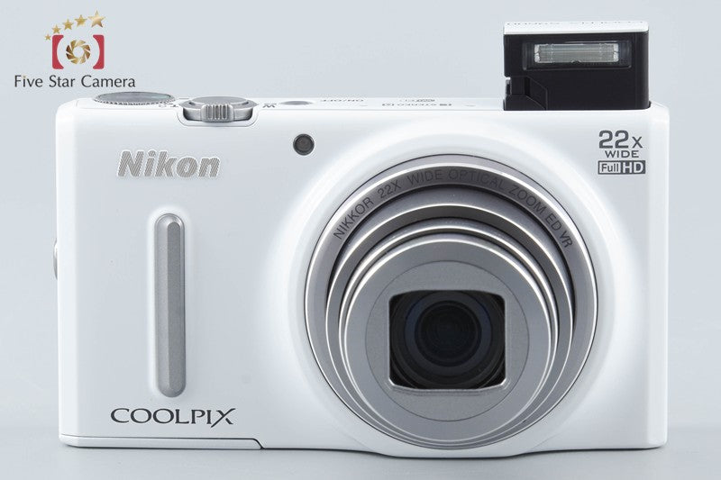 Nikon COOLPIX S9600 Elegant White 16.0 MP Digital Camera
