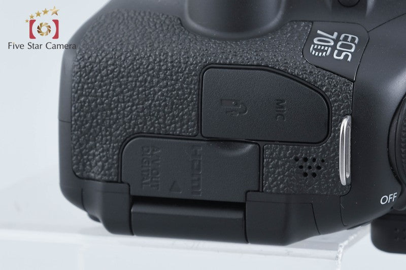 "Shutter count 352" Canon EOS 70D 20.2 MP Digital SLR Camera Body