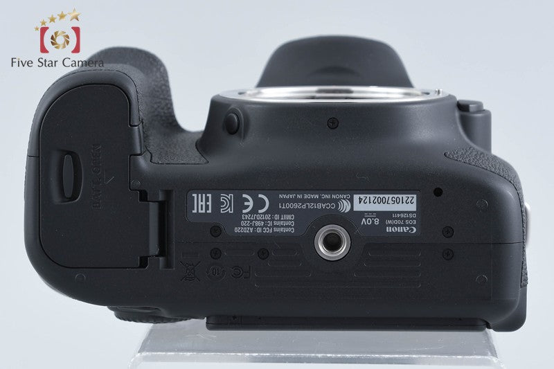 "Shutter count 352" Canon EOS 70D 20.2 MP Digital SLR Camera Body
