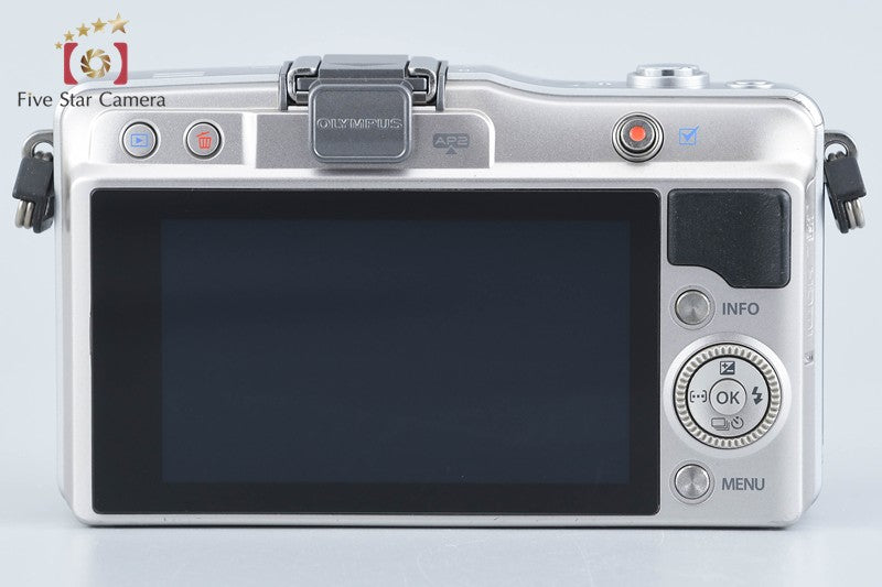 "Count 1,565" Olympus PEN mini E-PM2 Silver 16.5 MP 14-42 40-150 Lenses