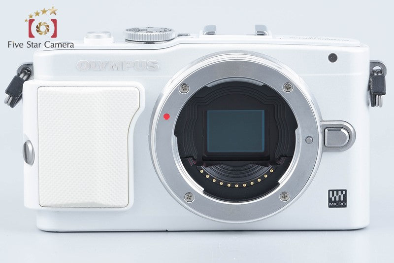 "Count 1,816" Olympus PEN Lite E-PL6 White 16.1 MP 14-42 EZ Lens